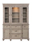 Homelegance Cardano Buffet & Hutch in Light Brown 1689BR-50*