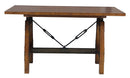 Homelegance Holverson Counter Height Table in Rustic Brown 1715-36