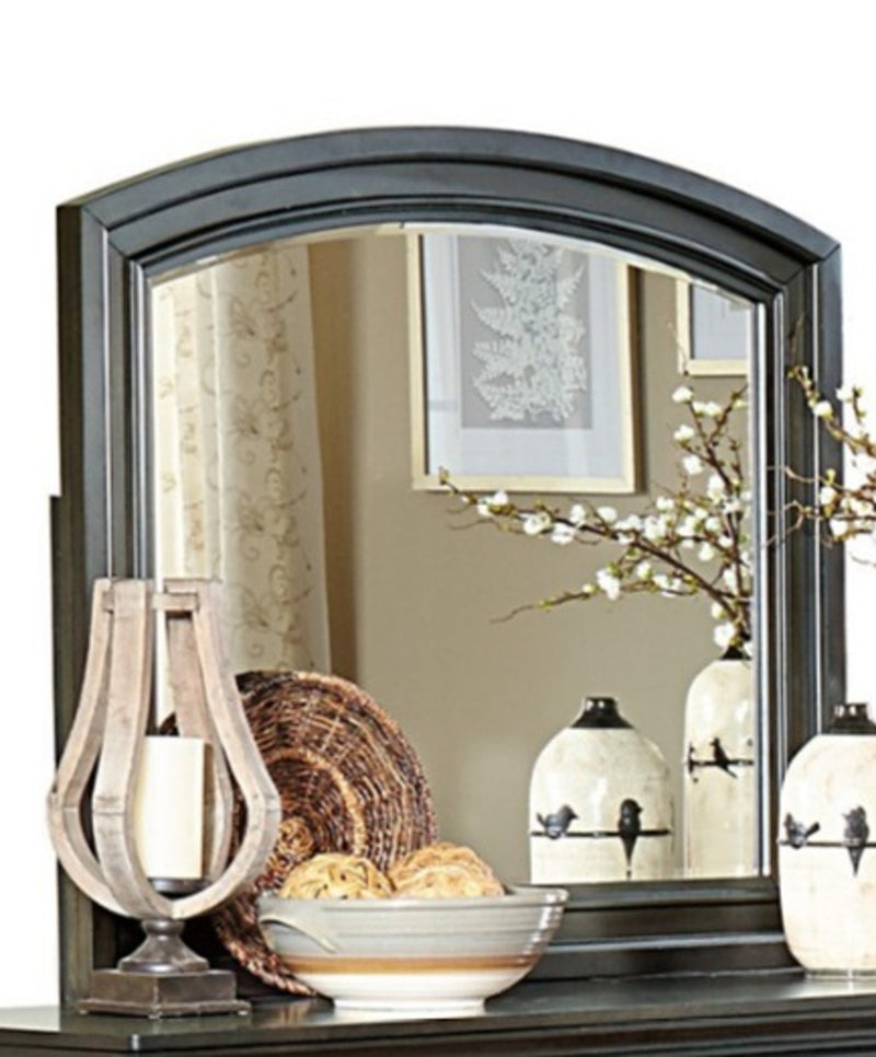 Homelegance Begonia Mirror in Gray 1718GY-6