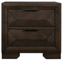 Homelegance Chesky Nightstand in Warm Espresso 1753-4