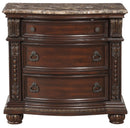 Homelegance Cavalier Nightstand in Dark Cherry 1757-4
