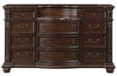 Homelegance Cavalier Dresser in Dark Cherry 1757-5