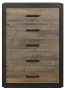 Homelegance Miter Chest in Rustin Mahogany & Dark Ebony 1762-9