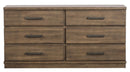Homelegance Bracco Dresser in Rustic Brown 1769-5