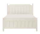 Homelegance Wellsummer Full Panel Bed in White 1803WF-1*