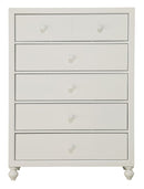 Homelegance Wellsummer 5 Drawer Chest in White 1803W-9