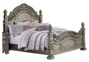 Homelegance Catalonia King Poster Bed in Platinum Gold 1824PGK-1EK*