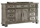 Homelegance Catalonia Dresser in Platinum Gold 1824PG-5