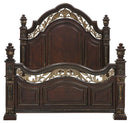 Homelegance Catalonia Queen Poster Bed in Cherry 1824-1