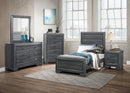 Homelegance Beechnut Twin Bed in Gray 1904TGY-1