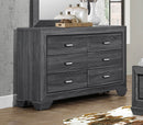 Homelegance Beechnut 6 Drawer Dresser in Gray 1904GY-5