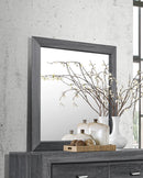 Homelegance Beechnut Mirror in Gray 1904GY-6