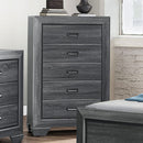 Homelegance Beechnut 5 Drawer Chest in Gray 1904GY-9