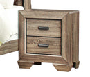 Homelegance Beechnut 2 Drawer Nightstand in Natural 1904-4