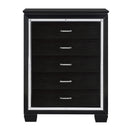 Homelegance Allura Chest in Black 1916BK-9