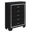 Homelegance Allura Chest in Black 1916BK-9
