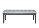 Homelegance Allura Bed Bench in Gray 1916GY-FBH