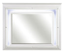 Homelegance Allura Mirror in White 1916W-6