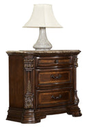 Homelegance Antoinetta Nightstand in Warm Cherry 1919-4
