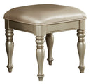 Homelegance Antoinetta Vanity Stool in Champagne Wood 1919NC-14