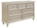 Homelegance Celandine 7 Drawer Dresser in Silver 1928-5