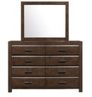 Homelegance Furniture Erwan 8 Drawer Dresser in Dark Walnut 1961-5