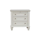 Sandy Beach Three-Drawer Nightstand With Tray