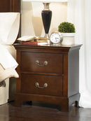Tatiana Transitional Two-Drawer Nightstand