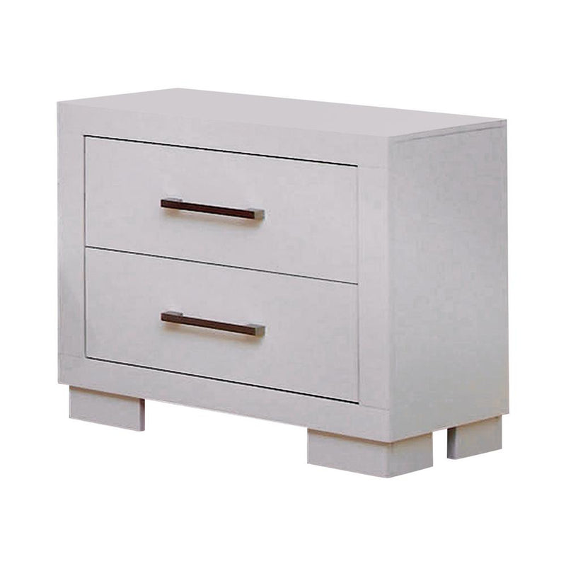 Jessica Contemporary Two-Drawer Nightstand
