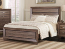 Kauffman Transitional Washed Taupe Queen Bed