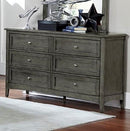 Homelegance Furniture Garcia 6 Drawer Dresser in Gray 2046-5