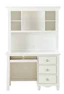 Homelegance Meghan Writing Hutch/ Desk Set in White 2058WH-14*