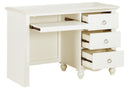 Homelegance Meghan 3 Drawer Writing Desk in White 2058WH-15