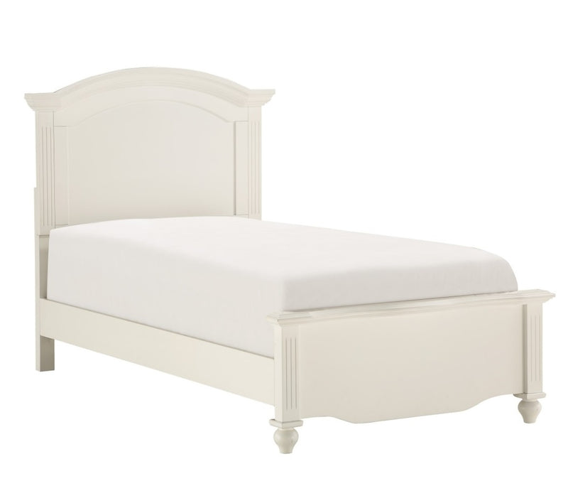 Homelegance Meghan Twin Panel Bed in White 2058WHT-1*
