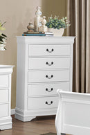 Homelegance Mayville 5 Drawer Chest in White 2147W-9