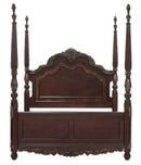 Homelegance Deryn Park King Poster Bed in Cherry 2243K-1EK*