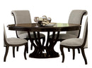 Homelegance Savion Round/Oval Dining Table in Espresso 5494-76*
