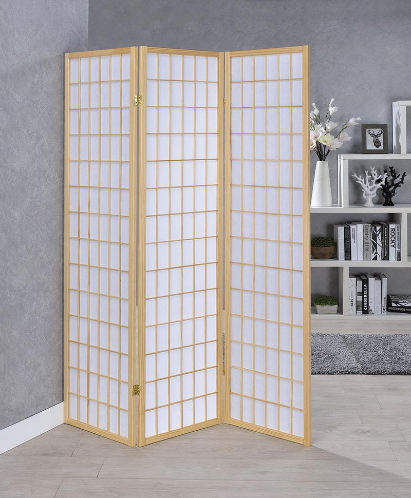 Transitional Natural Folding Screen