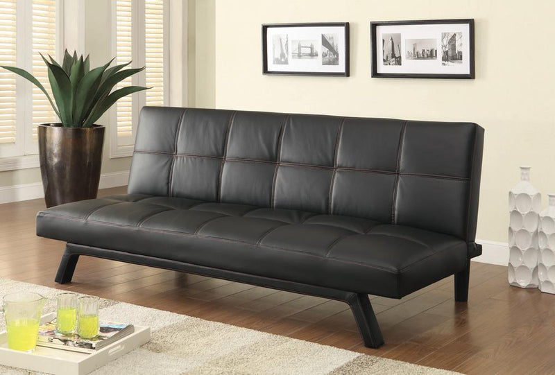G500765 Contemporary Black Sofa Bed