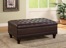 G501041 Casual Dark Brown Ottoman