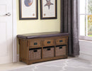G501061 Traditional Medium Brown Bench
