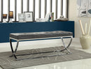 G501156 Contemporary Chrome Bench