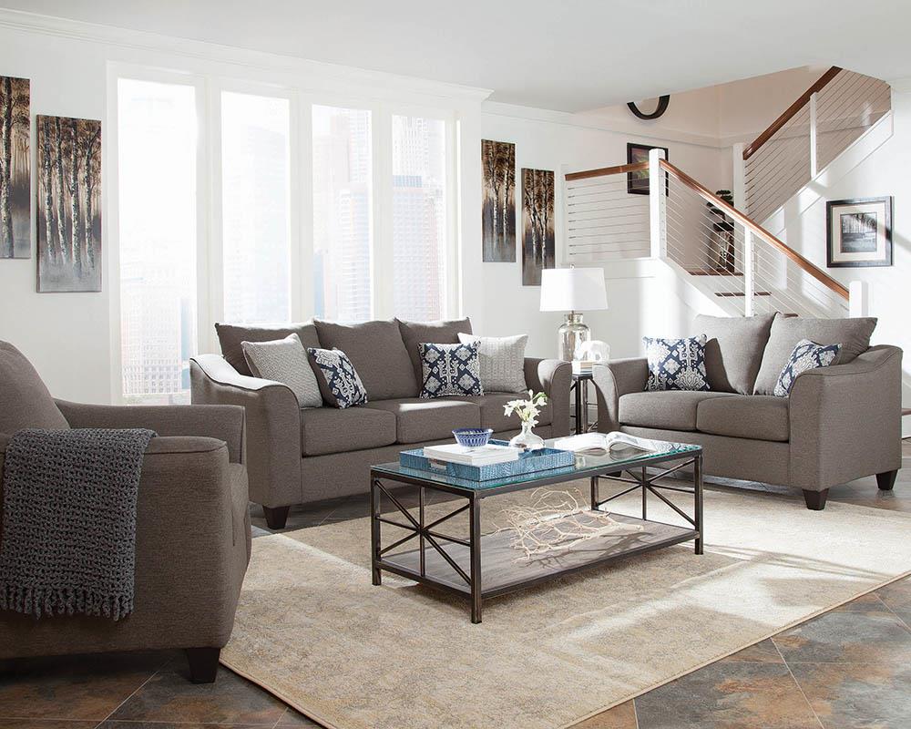 Salizar Transitional Grey Sofa | Sofa | Michael's Discount | Portland