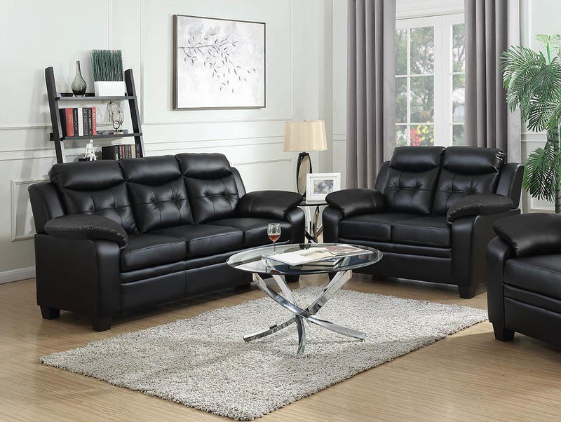 Finley Casual Brown Two-Piece Living Room Set