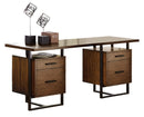 Homelegance Sedley Writing Desk with Two Cabinets in Walnut 5415RF-15*