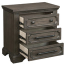 Homelegance Taulon Nightstand in Dark Oak 5438-4