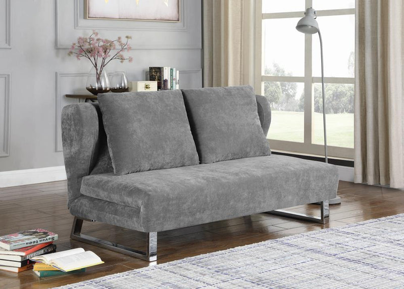 Transitional Grey Sofa Bed