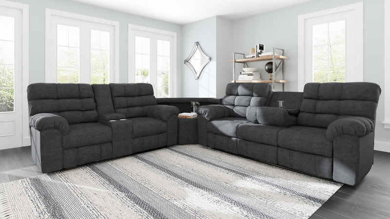 Wilhurst 3 Piece Reclining Sectional