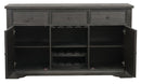 Homelegance Arasina Server in Dark Pewter 5559N-40