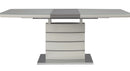 Homelegance Glissand Dining Table in White & Gray 5599-71*
